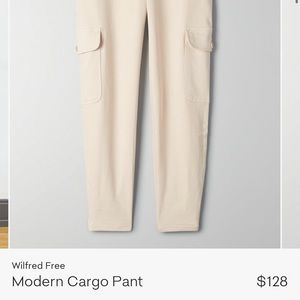 Aritzia Wilfred Modern Cargo Pant Gd Birch Size 8